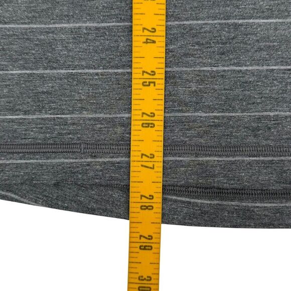 Lululemon Men's Evolution Short Sleeve Polo Lookout Stripe Heather Gray Small - Picture 7 of 7